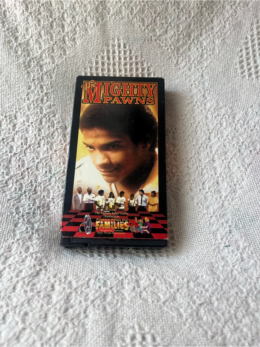 The Mighty Pawns VHS Tape - Black/Cream Classic Family Film